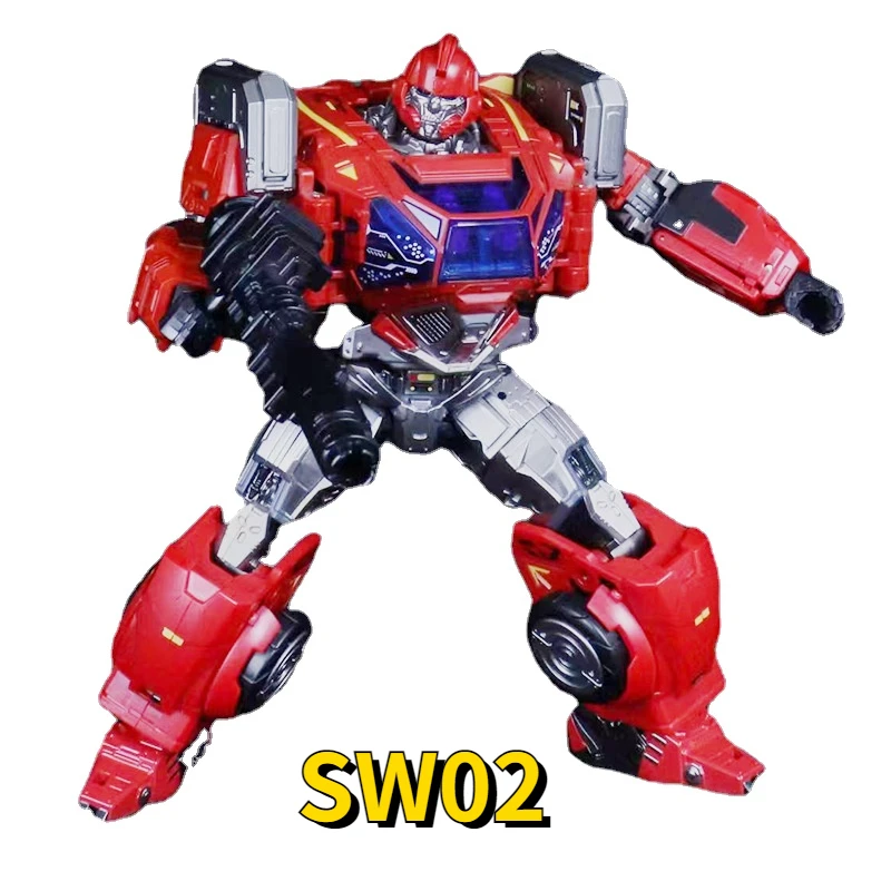 

_ SW02 увеличенный сплав KO SS84 Ironhide, деформируемая подвижная игрушка, украшение, модель робота