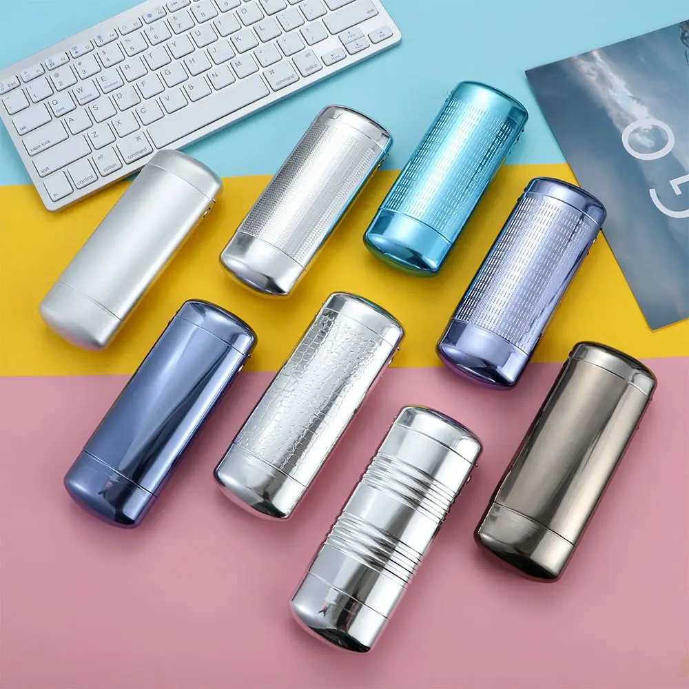

New Fashion Hard Metal Superior Aluminum Glasses Case Capsule Flip Top Portable Eyeglasses Box Glasses Holder