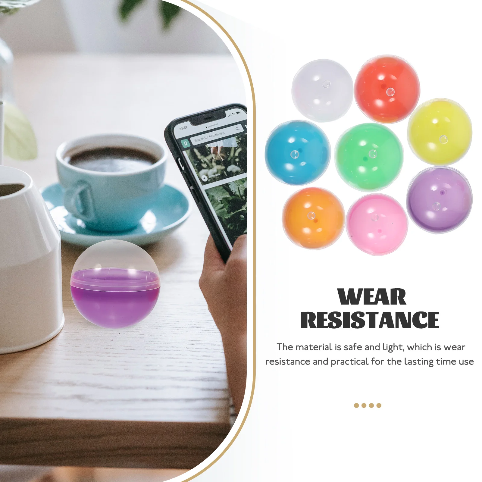 50 шт. 45 мм открывающиеся шарики Gashapon торговые вечерние игровые машинные капсулы