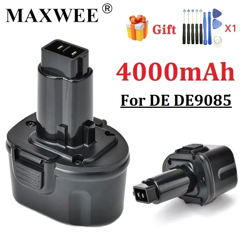 

Upgrade 7.2Volt 4000mAh Ni-CD Replacement Batteries Pack For DE DE9057 DE9085 DW9057 DW 920K DW920K-2 Cordless Screw Driver