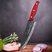 stainless steel chef knife handmade meat cleaver boning knifetraditional chinese slaughter knives vegetable cutter cooking tool