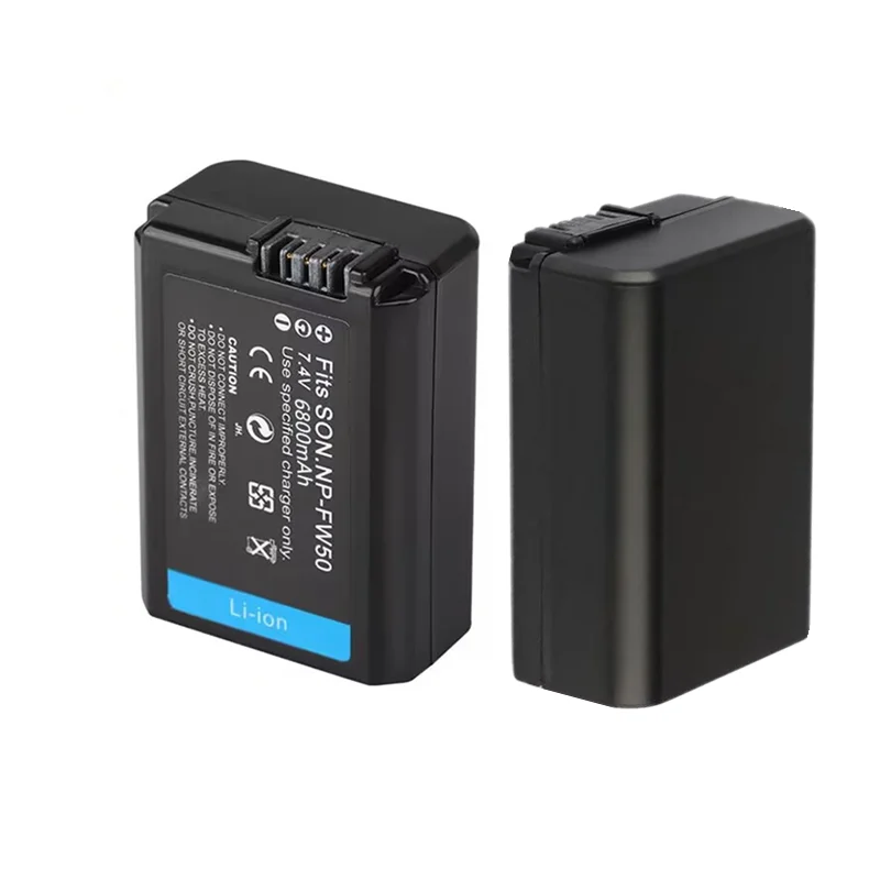 

NP FW50 NP-FW50 NPFW50 Battery for Sony a6500 a6300 a6000 a5000 a3000 NEX-3 Alpha a7R a7 a7rii 7R 7S a7S Camera 6800mAh