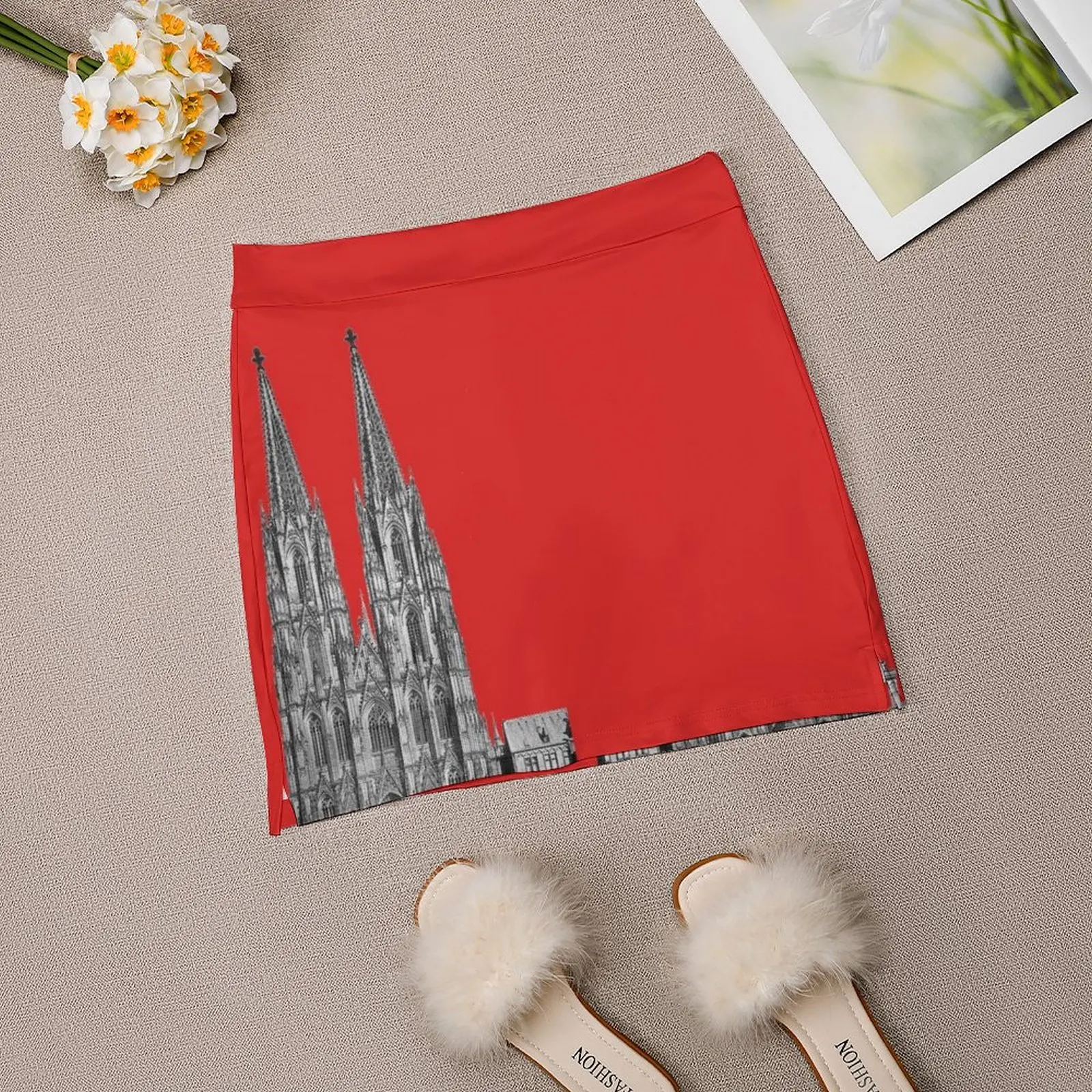 Одеколонный собор K?lner Dom Одеколон K?ln Colonia Мини-юбка Fairy Core Женское летнее платье