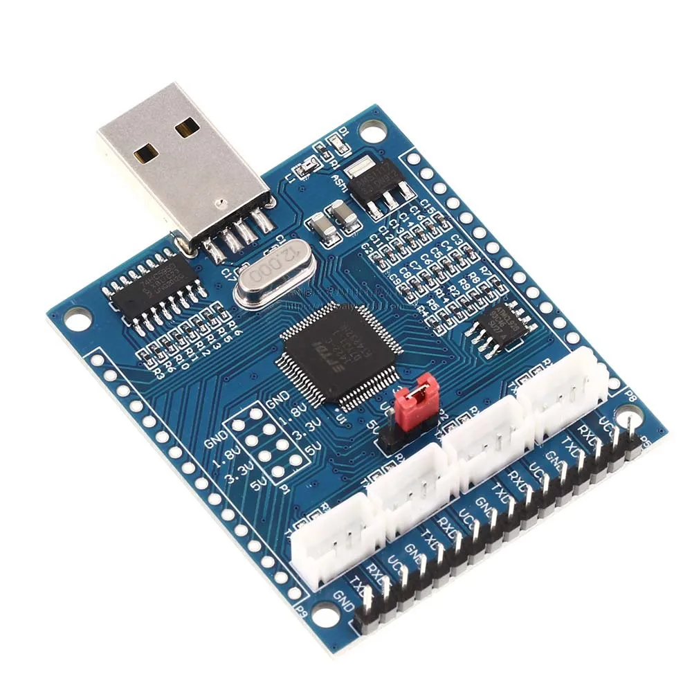 

Высокоскоростной модуль FT4232H с USB на 4 последовательных порта