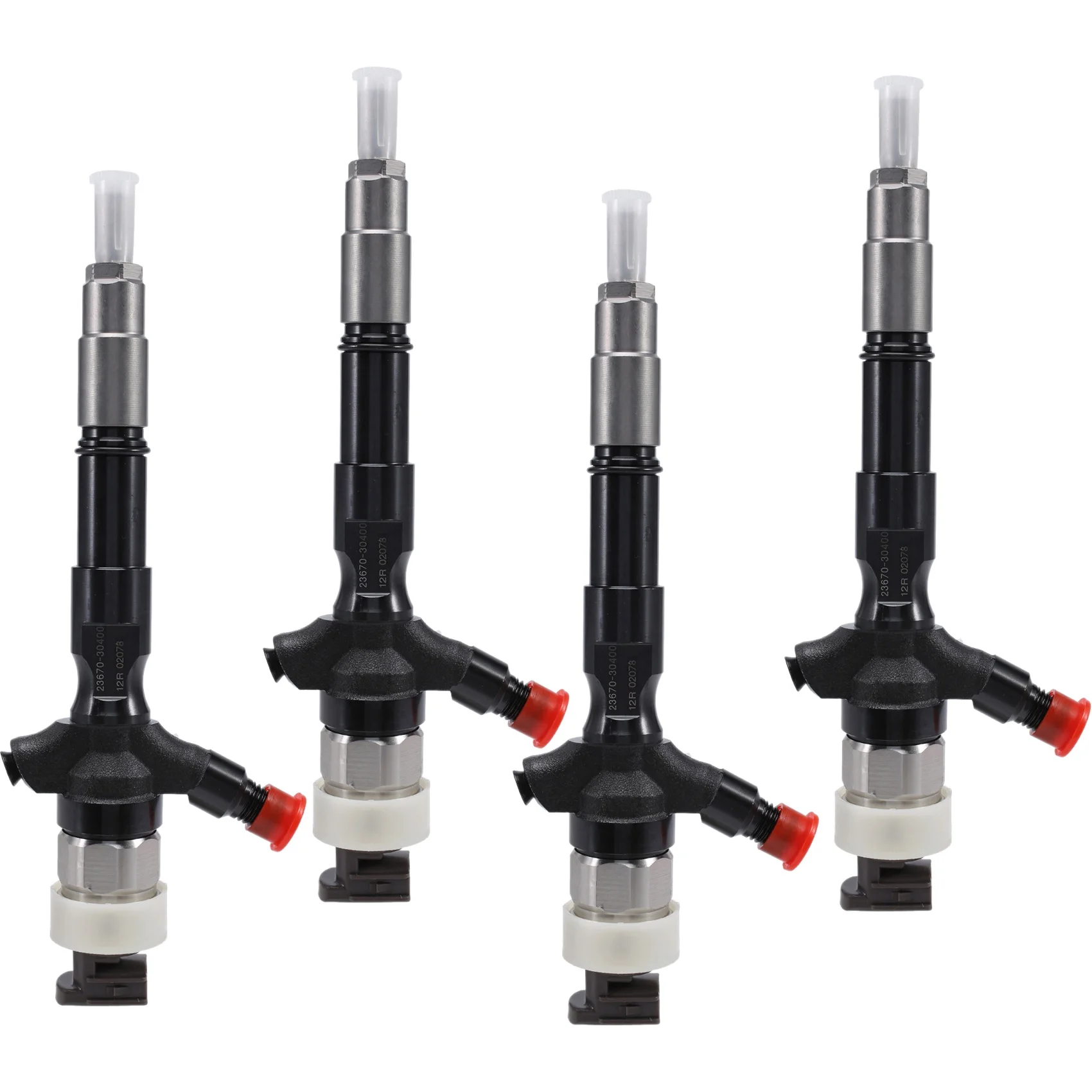 

4Pcs New Diesel Common Rail Injector 295050-0520 / 23670-30400 for Toyota Hiace Hilux 2.5D 3.0D 2010- 2KD 1KD-FTV