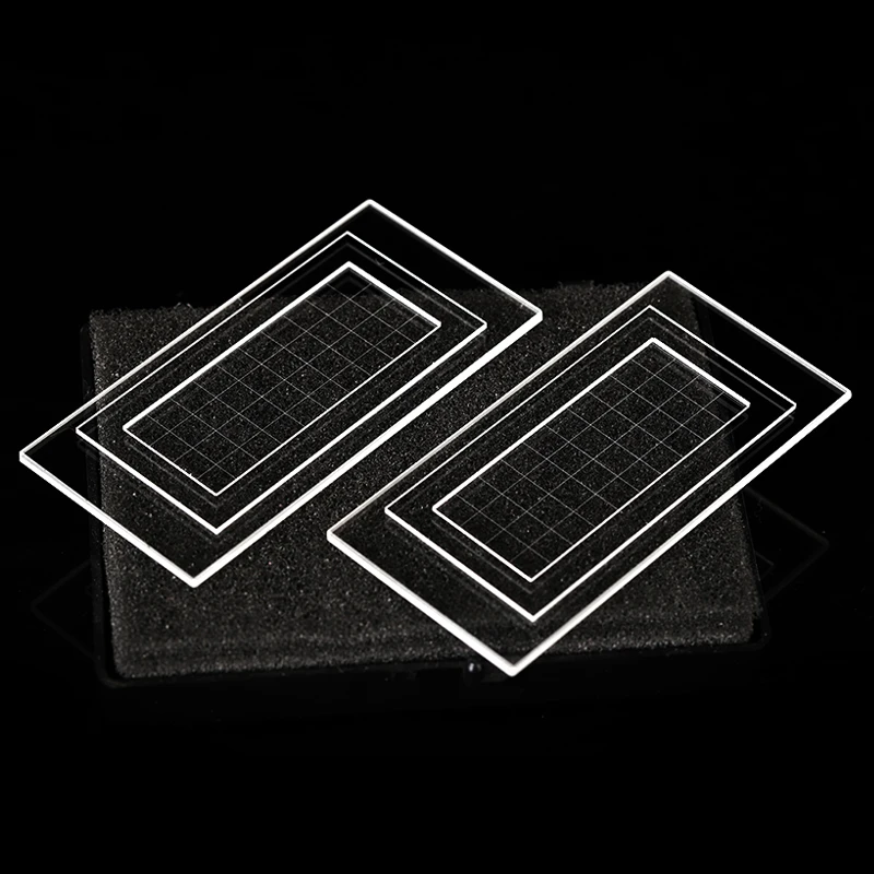 Планктонное счетное стекло слайд 0.04ml0.1ml1ml Ascaris количество яиц