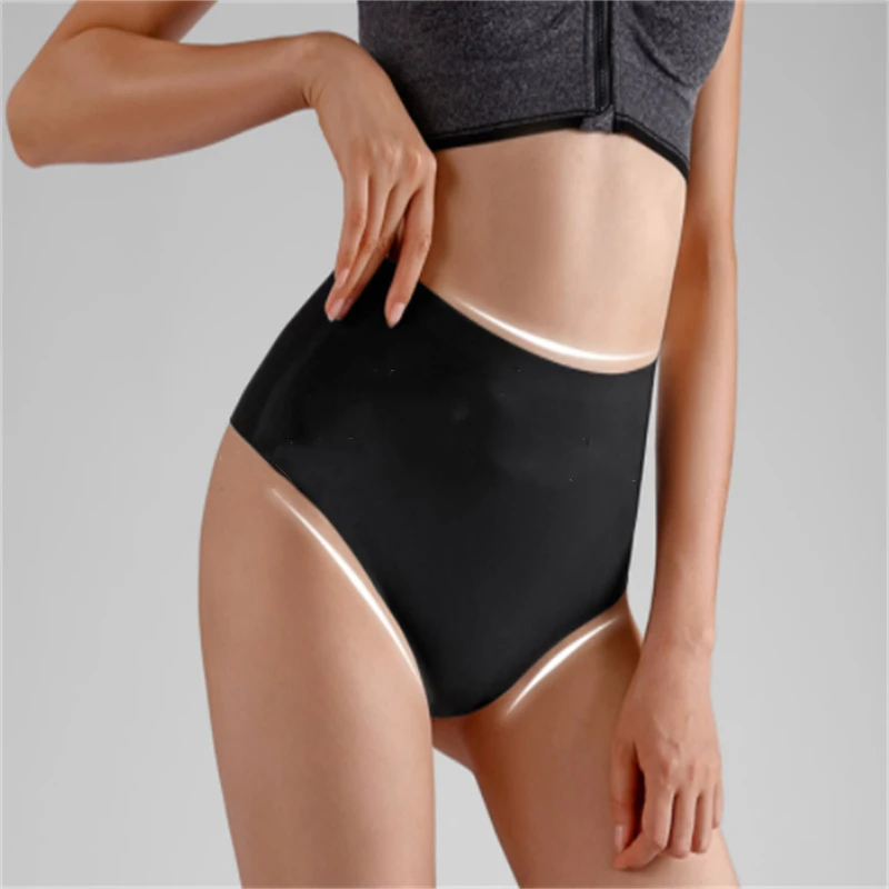 Стринги Женские однотонные из вискозы с завышенной талией размеры до 3XL | Женская