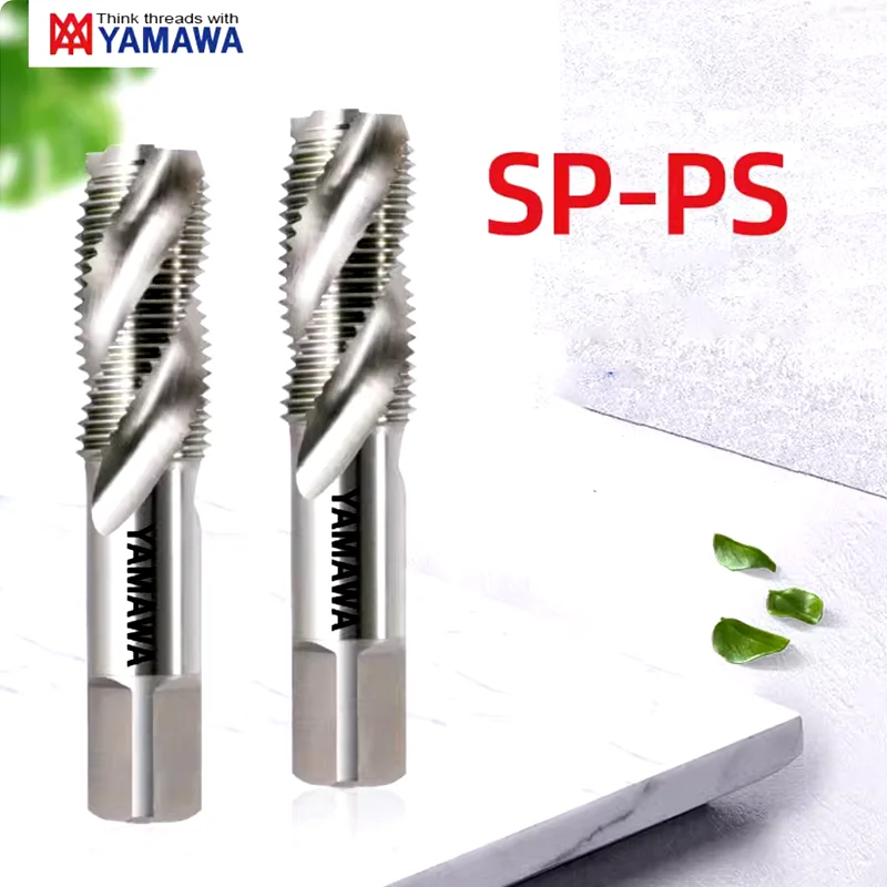 Фото Япония YAMAWA Трубная резьба Спиральный рифленый метчик PS RP PF G PT RC NPS NPT 1/16 1/8 1/4 3/8 1/2 3/4 Машинные резьбовые метчики №5