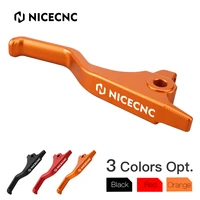 nicecnc cnc short brake lever with brembo brakes for ktm 125 500 exc excf sx sxf xc xcf xcw 2014 2023 motorcycle billet aluminum
