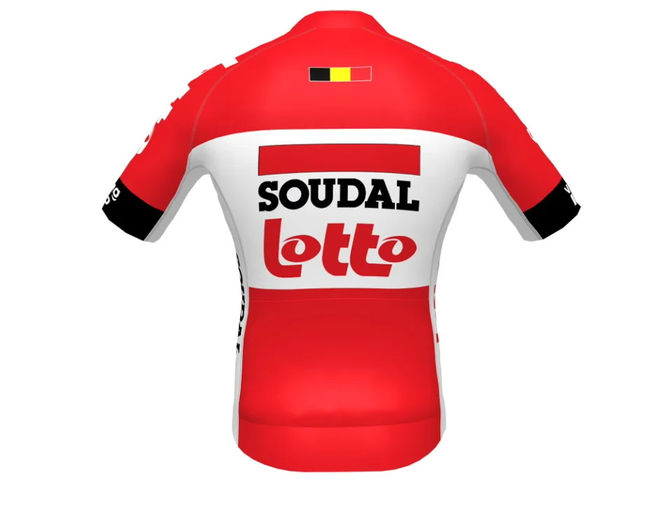 2022 LOTTO SOUDAL команда с коротким рукавом Велоспорт Джерси летняя велосипедная