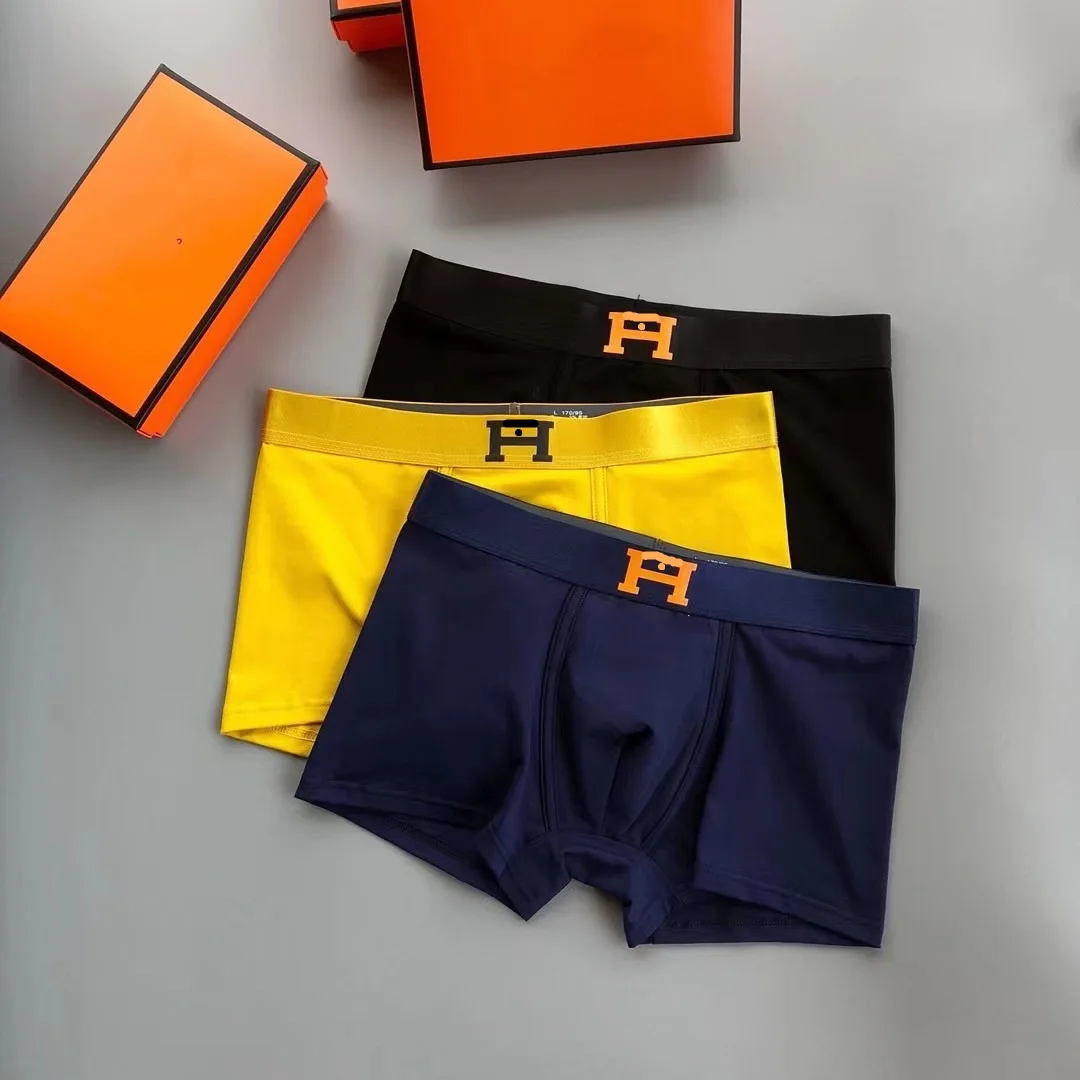 

Underwear For Ben Boxer Briefs Luxury Mid Rise Shaping Shorts With Flat Corners And Four Corners Solid Color High-End