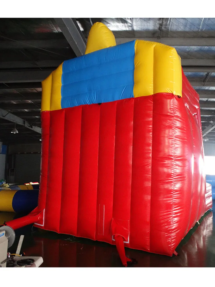 Надувная наземная горка для развлечений большая уличная надувная сухая надувные