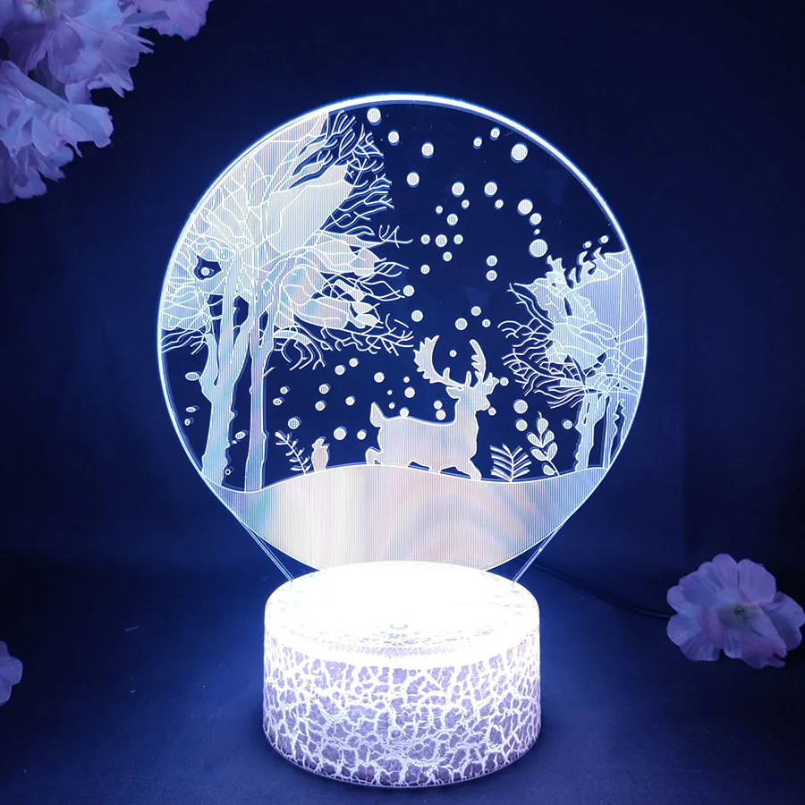 

The Best Choice For Holiday Gifts In The Christmas Series Nightlight Interior Decoration