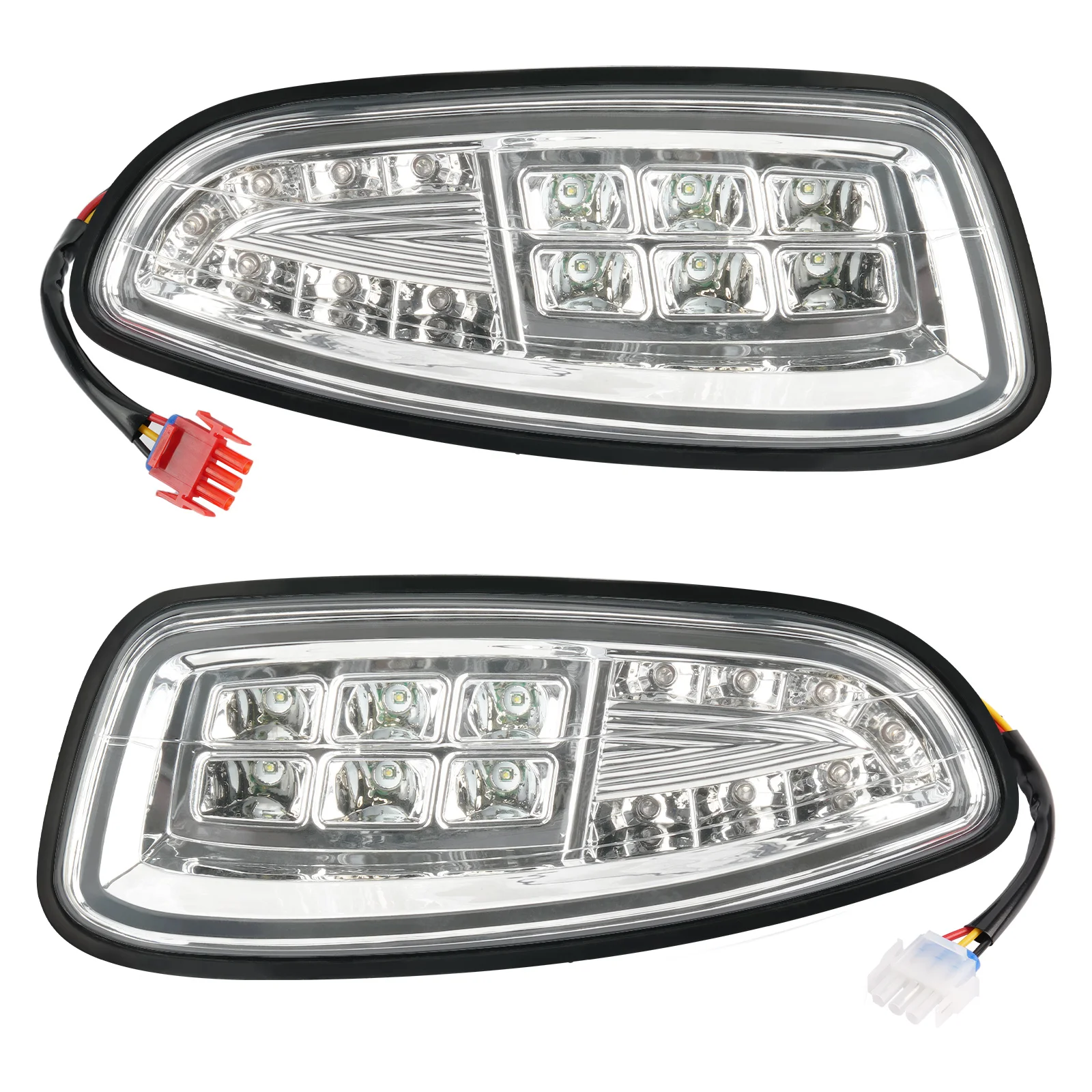 Фото Светодиодные фары для гольф-каров, подходят для EZGO RXV 2008-2015 (бензиновые и электрические модели), OEM 607439-1, 607438-1 №1