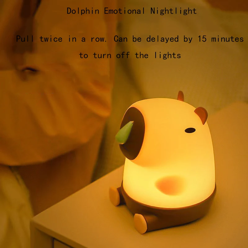 USB-зарядка выемка дельфин эмоциональная проекция защита глаз ночная версия