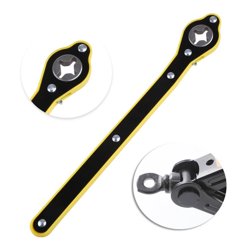 Гаечный ключ с храповым механизмом простой колесами для гаражных колес ремонта