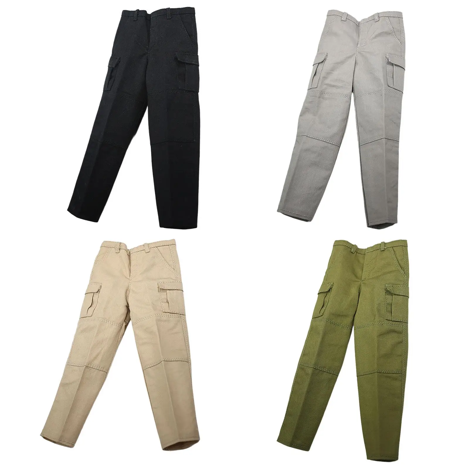

1/6 Doll Casual Pants Doll Clothes Toy Doll Pants Trousers Kids Pretend Play Doll Outfits for 12'' Action Figures Body Doll