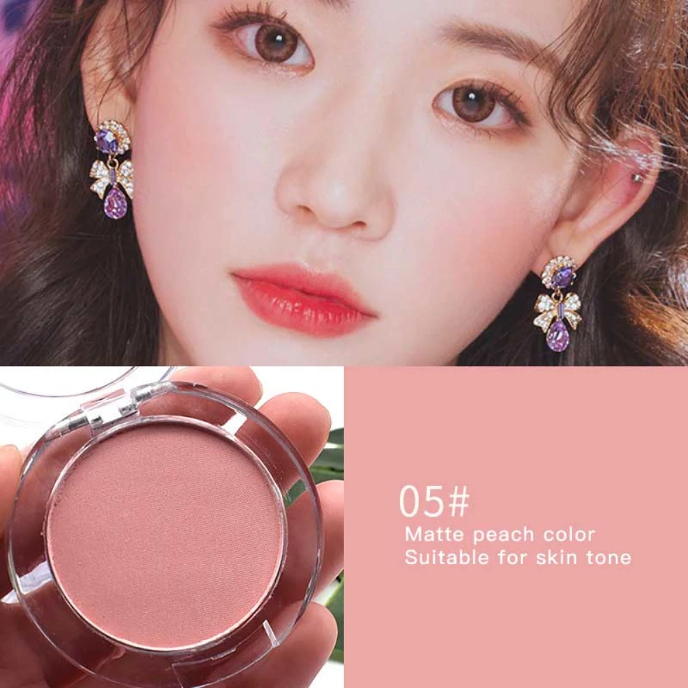 

6 Color Cheek Blush Powder Blusher Different Color Powder Pressed Foundation Long Lasting Base Face Blusher Makeup Cosmetics New