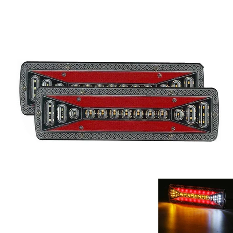 1 шт. 12 В задний фонарь светодиодные динамические фонари для грузовиков задние