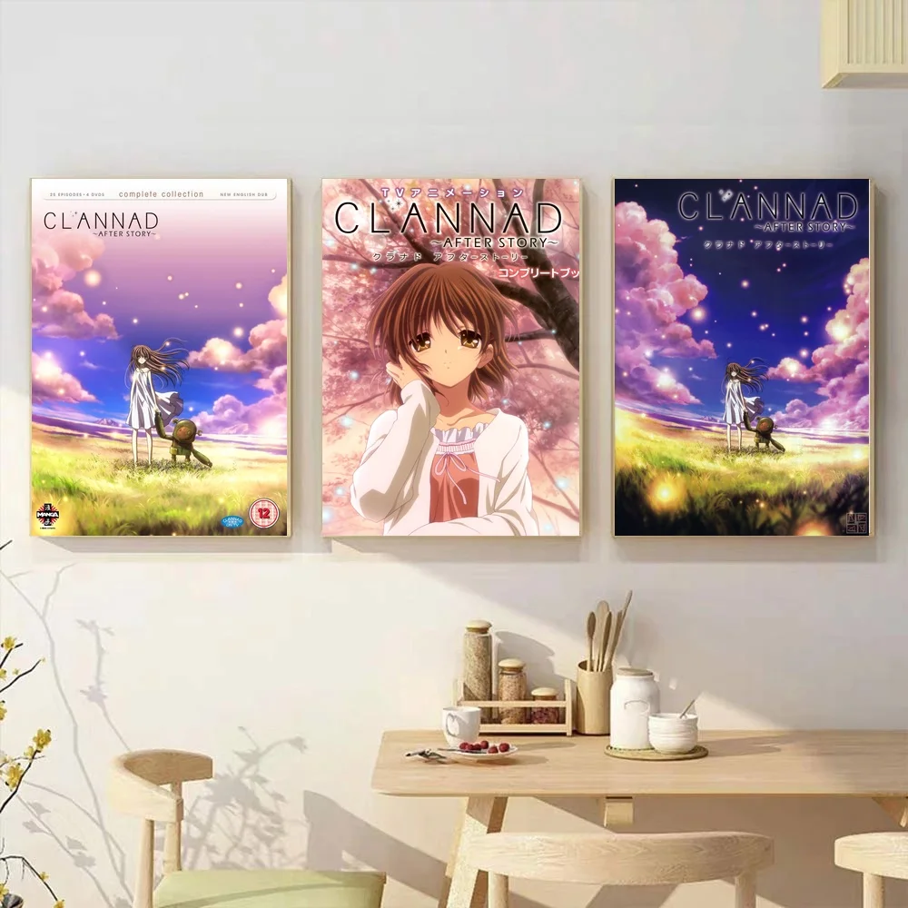 

Постеры Clannad After Story из японского аниме-фильма, Картина на холсте, Настенная картина для домашнего декора, гостиной