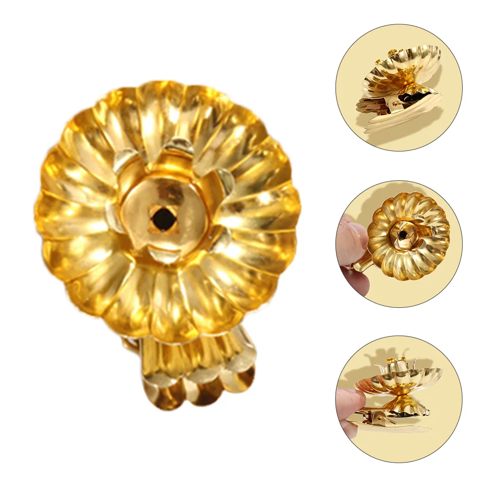 

20 Pcs Christmas Clip Holders Candlestick Small Candleholder Vintage Table Household Metal