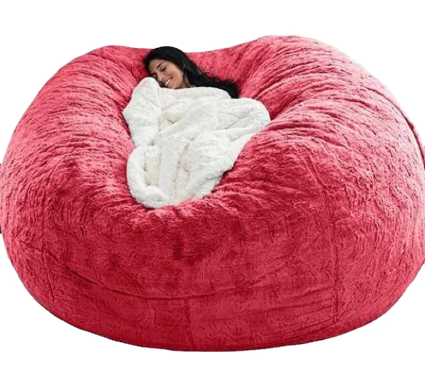 Меховой чехол для стула с 6 футами машинная стирка Королевский размер диван и