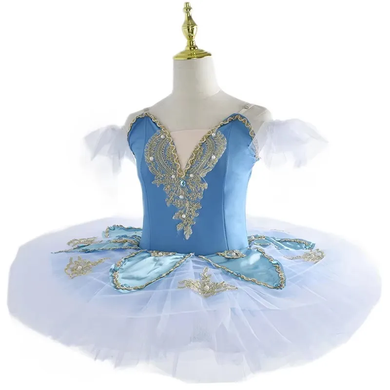 Блинная пачка детский танцевальный костюм балетное платье праздничное балерины