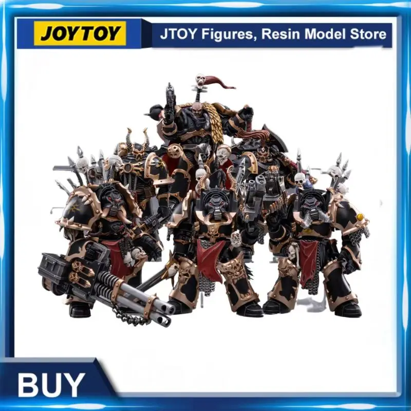 [В наличии] экшн-фигурка JOYTOY 1/18 12,5 см (6 шт./компл.) Группа Хаоса Warband аниме Коллекционная военная модель бесплатная доставка