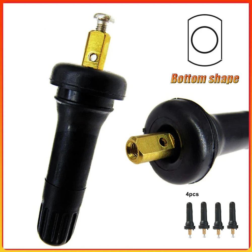 

Для Chevy Для Camaro Для Hyundai Для GMC Для Dodge Для Ford Стержень шин Автозапчасти 4 шт. TPMS Датчик давления в шинах Резиновый стержень клапана