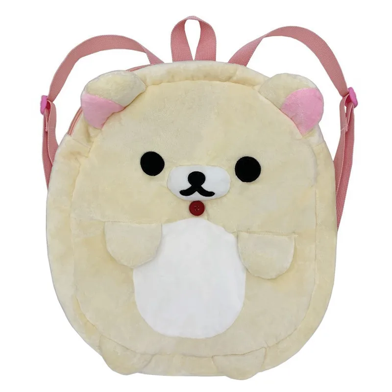 Rilakkuma Korilakkuma плюшевый рюкзак с медведем милые сумки для женщин девочек детей Kawaii