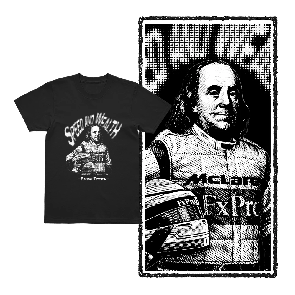 Coolmind U0080-T2 крутая эксклюзивная мужская футболка с принтом Franklin большой размер из