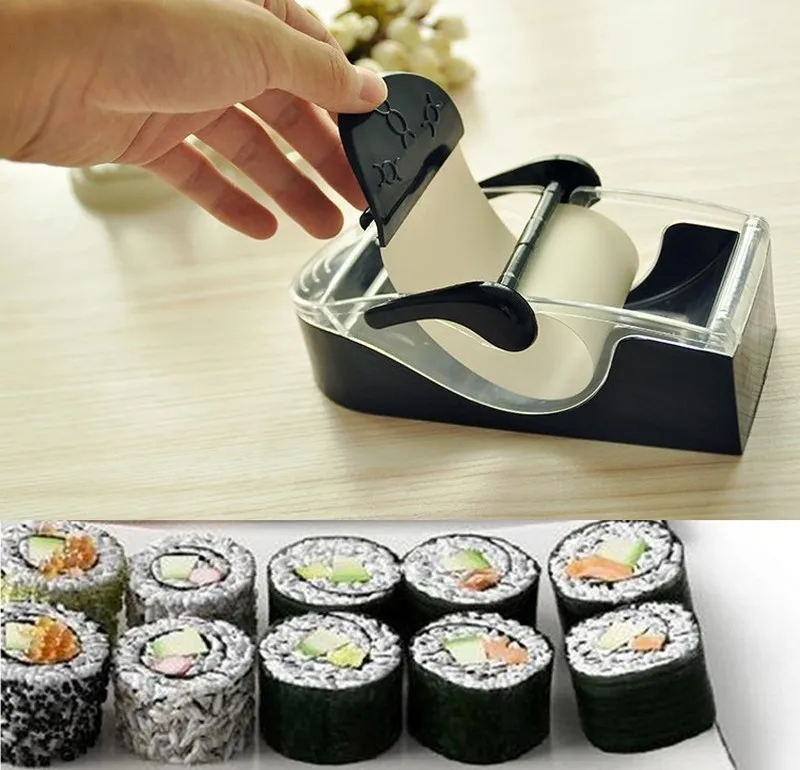 1PC Sushi Japanese Model Household DIY Roll Machine Kitchen Gadget  Maker Bento Accessories Sushi Mold  Rice Mold