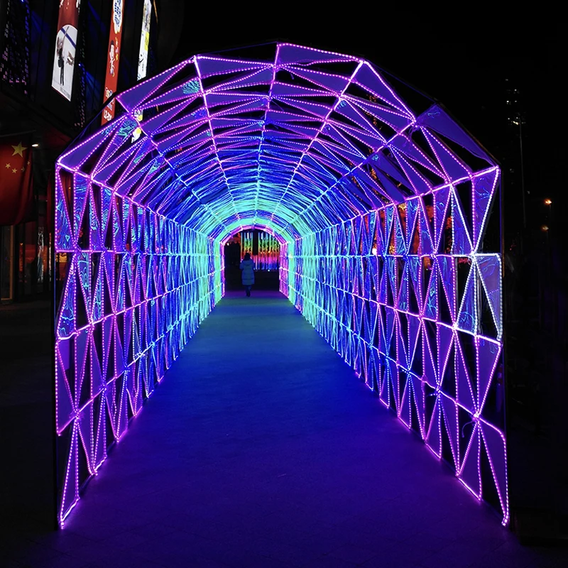 

Event Holiday Decoration DMX Dynamic Led Light Up Time Tunnel
