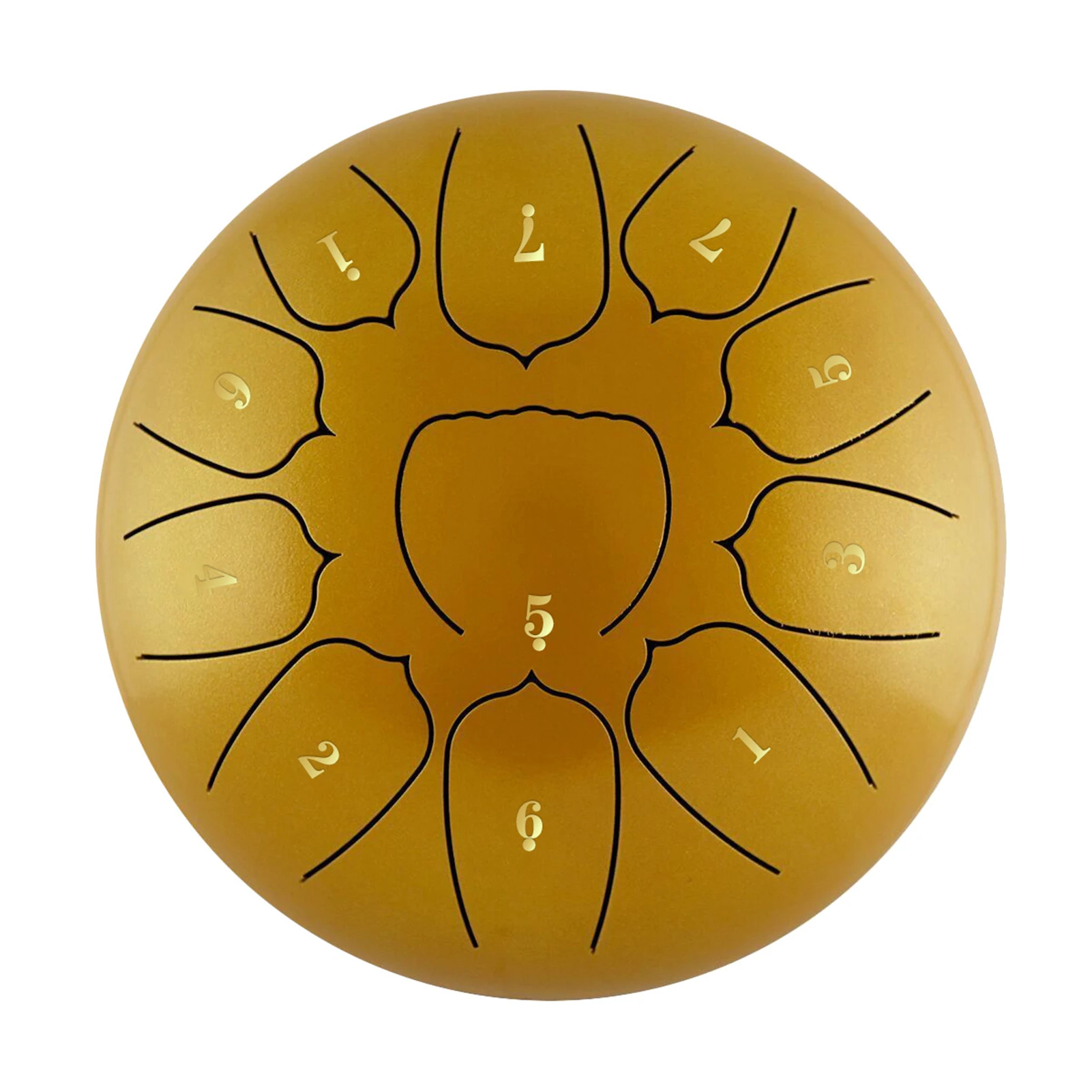 

6 Inch Steel Tongue Drum 11 Notes Handpan Drum with Drum Mallet Finger Picks Percussion for Meditation Yoga