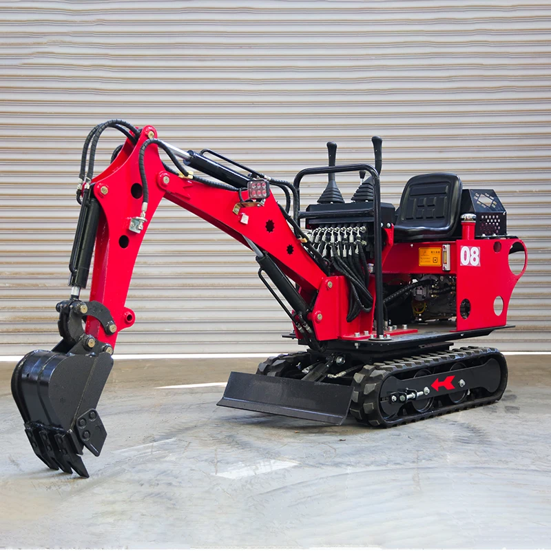 Improved Type Mini Excavator 0.8 Ton 1ton Various accessories Excavator Professional Manufacturer