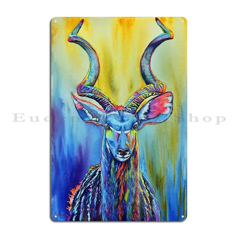 Kudu металлическая табличка плакат таблички персонаж гостиная стена пещера паб