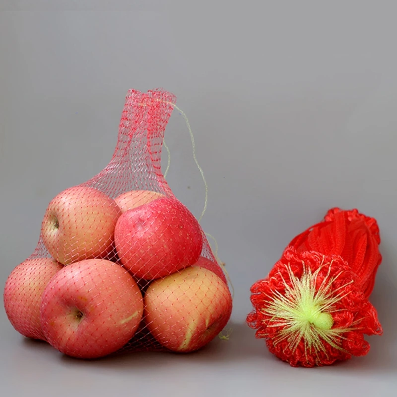 100pcs Watermelon Net Durable Heavy Duty Hammock for Garden Yard Melon Cradle Hanging Bags with Drawstring