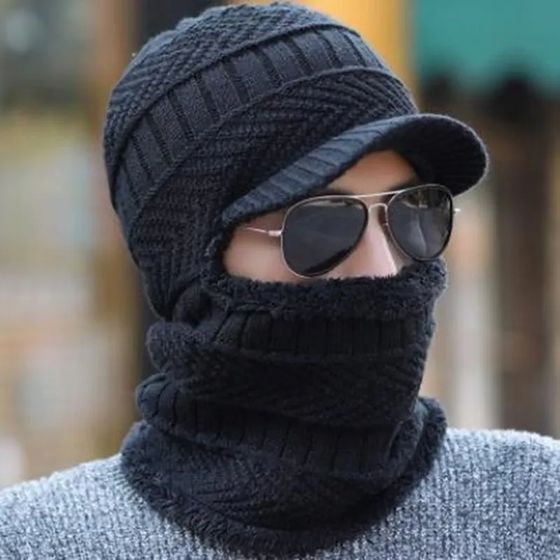 Winter Hat Skullies Beanies Hats Winter Outdoor Beanies For Men Women Wool Scarf Caps Balaclava Mask Gorras Bonnet Knitted Hat 3 Winter Hat Skullies Beanies Hats Winter Outdoor Beanies For Men Women Wool Scarf Caps Balaclava Mask Gorras Bonnet Knitted Hat 3
