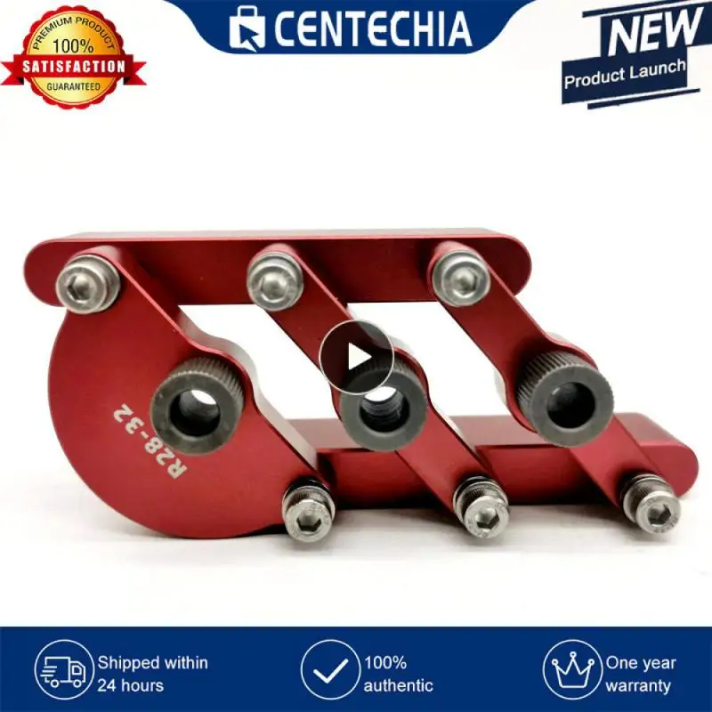 

Woodworking Hole Maker Three-in-one Diy Panel Tool Aluminum Alloy Durable Round Wood Tenon Hole Opener Hardware Accessories Tool