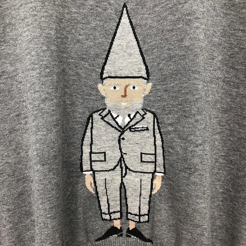 Свитер TB THOM осенне-зимний свитер мужской тонкий Хлопковый вязаный пуловер для