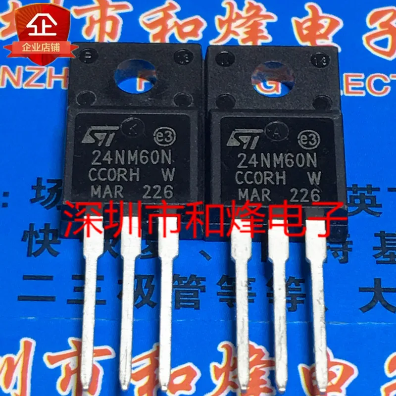 

5 шт. 24NM60N STF24NM60N TO-220F 600V 24A