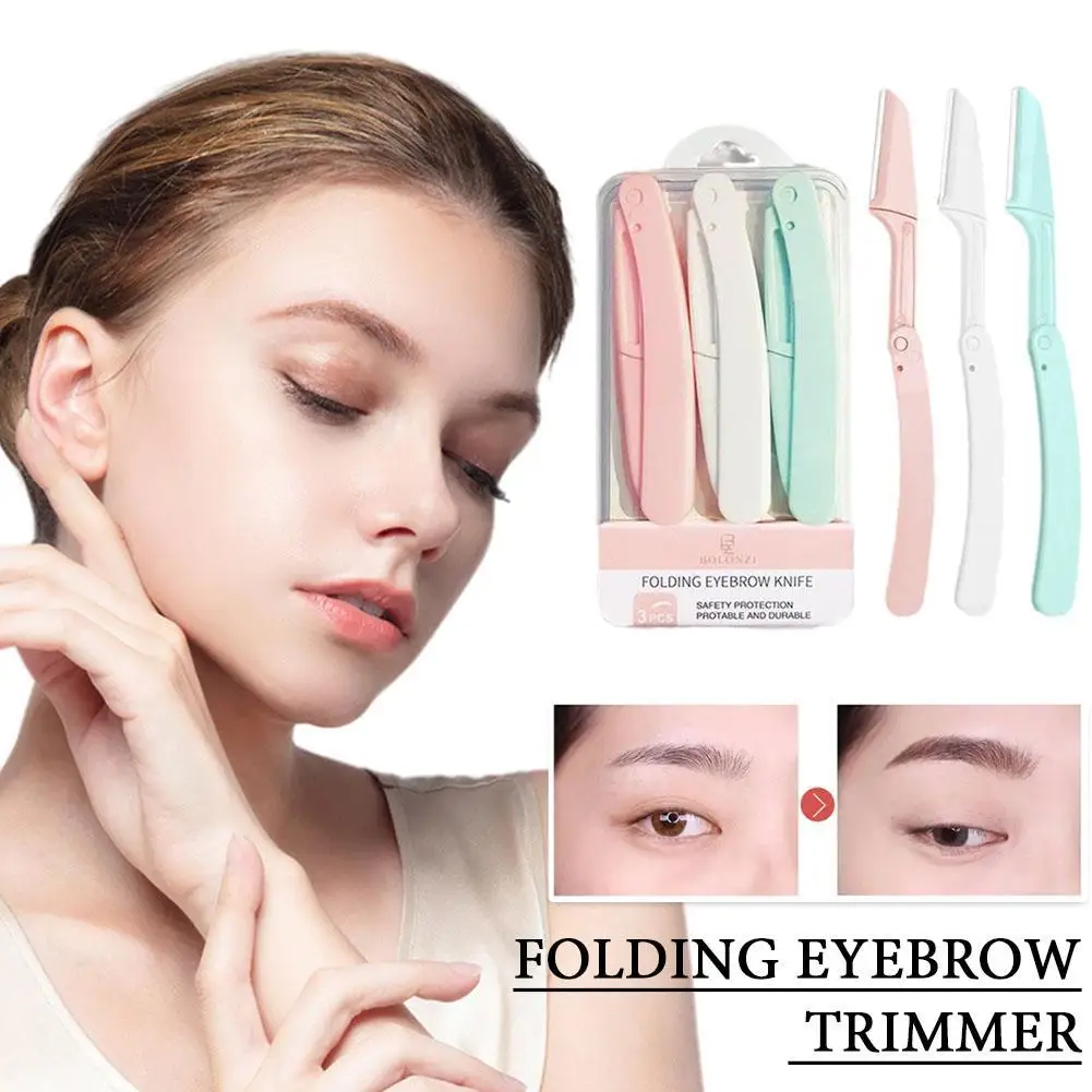 Eye Brow Shaper Trimmer Scraper