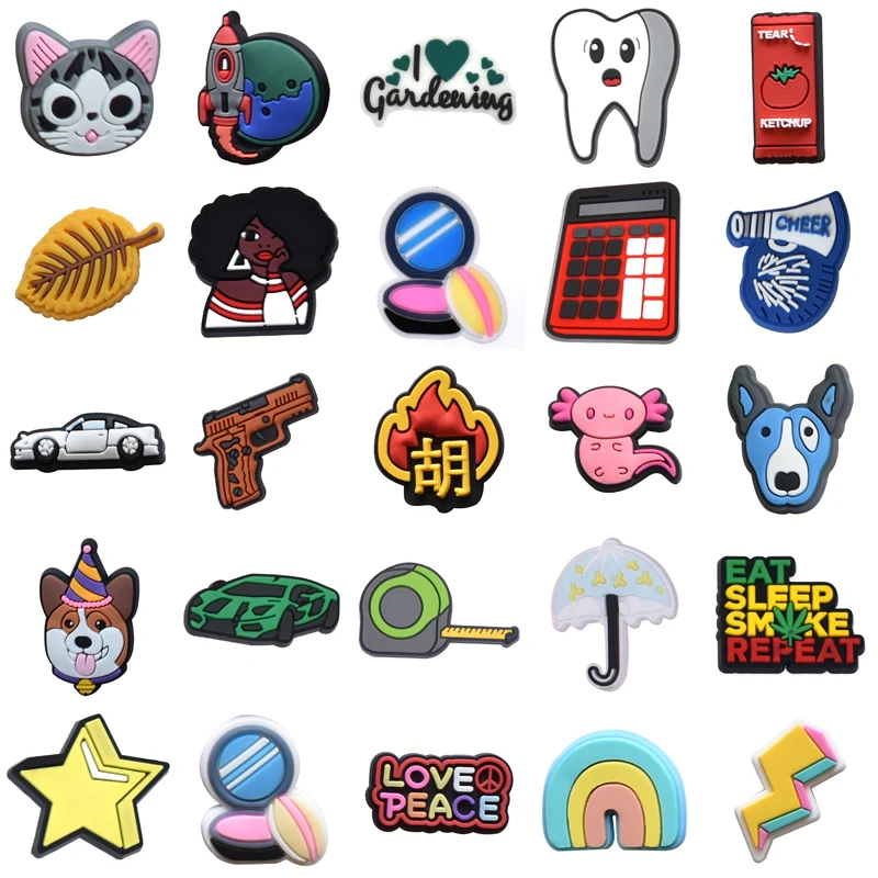 

Wholesale Bulk Women Charm Boy Para Pins Set Jeans Shoe Charms Shoes Accessories Girl Kids Decorations for Crocs Packs Men Gifts