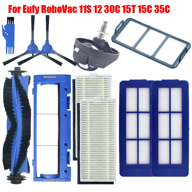 Main Brush Cover Side Brush Replacement For Eufy RoboVac 11S 12 30C 15T 15C 35C Vacuum Cleaner Hepa Filter Wheel Accessories