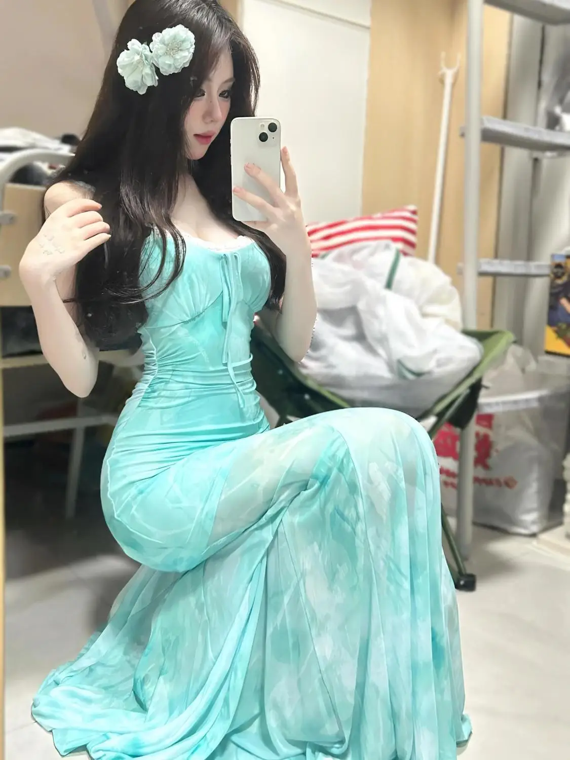 Женское голубое кружевное платье сексуальное милое шикарное без бретелек