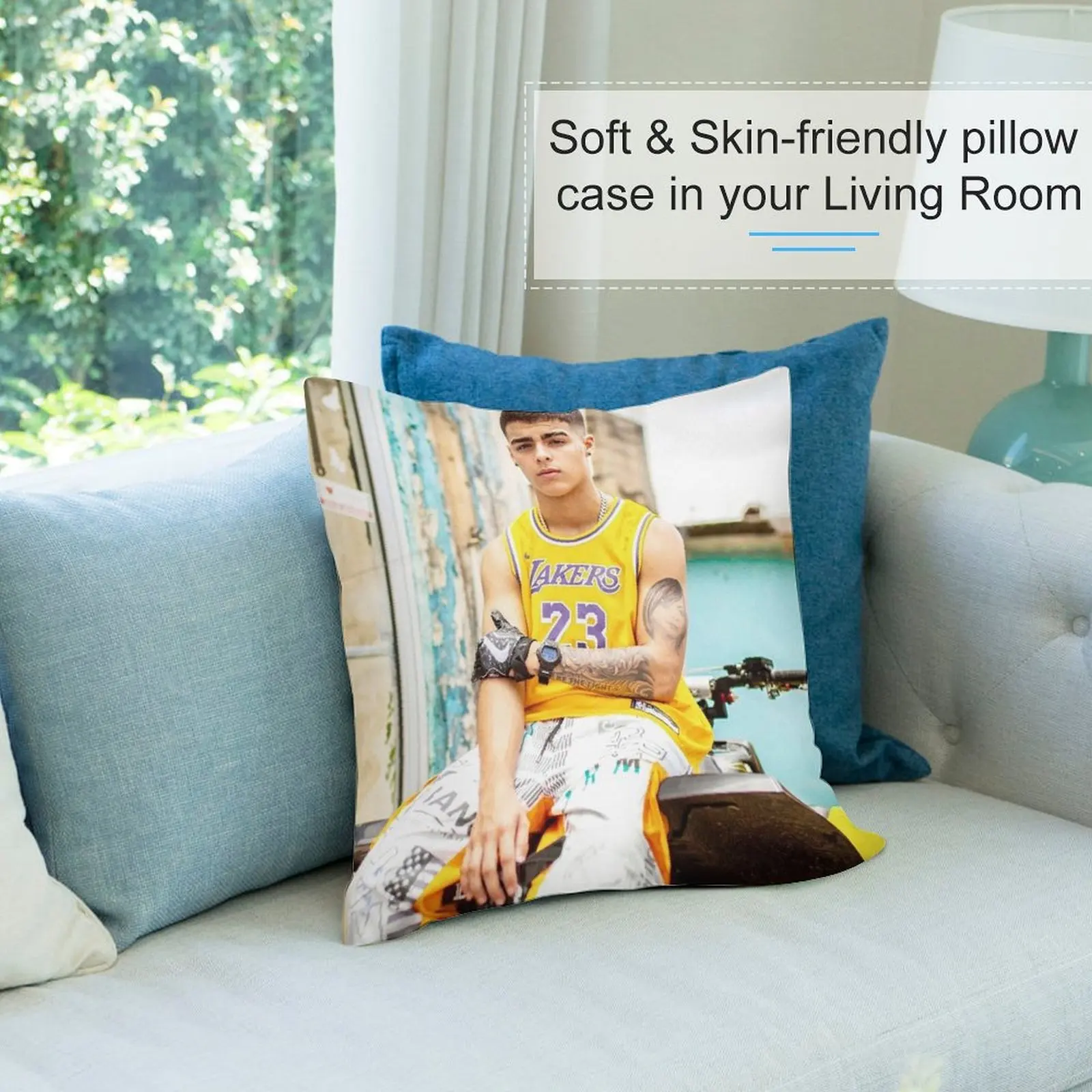 Желтая футболка LUNAY декоративная подушка эстетическая