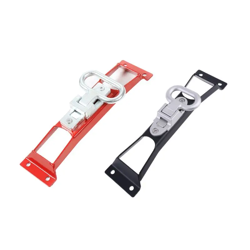 

Black Red Metal Hinge Foot Step Pedal Exterior Folding Foot Rest Pedal Pegs for jeep Wrangler JK 2007-2016 Outside Car Foot