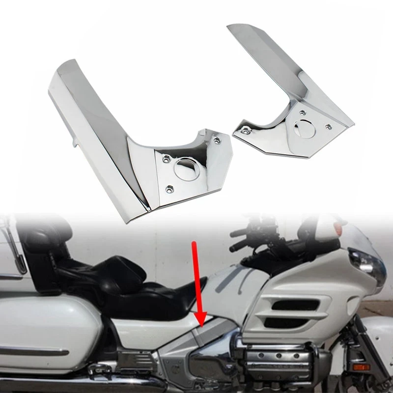 2PCS Motorcycle Accessories Fairing Frame Covers Fit For Honda Goldwing 1800 GL1800 2001-2017