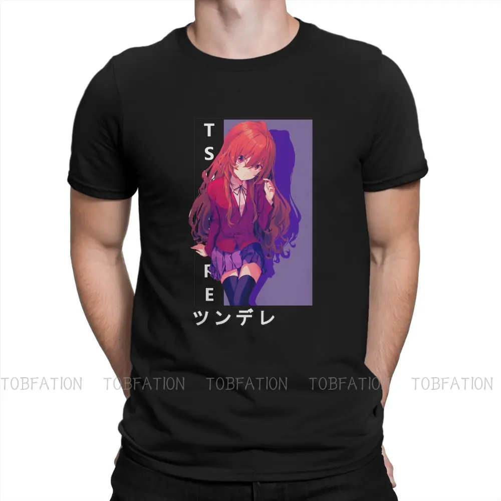 

Toradora Manga Taiga Silhouette Tshirt Black for Men S-6XL T Shirt Graphic Men's Tops Short Sleeve