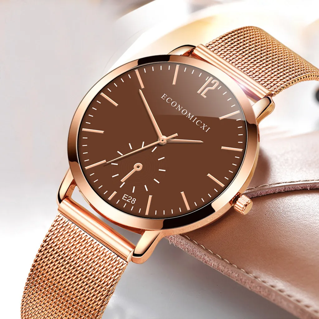 

Simple Small Round Dial Bracelet Womens Watches 2019 Casual Quartz Watch Waches Womens Leather Watches